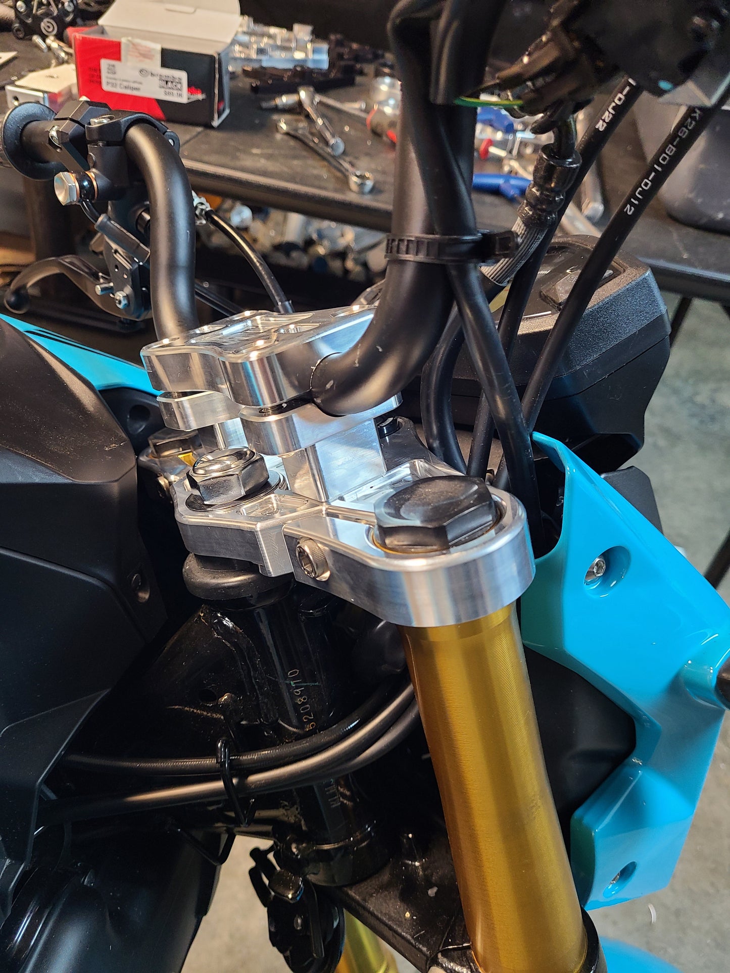 SS-MOTO Grom Triple Tree-Nastee Nates Garage