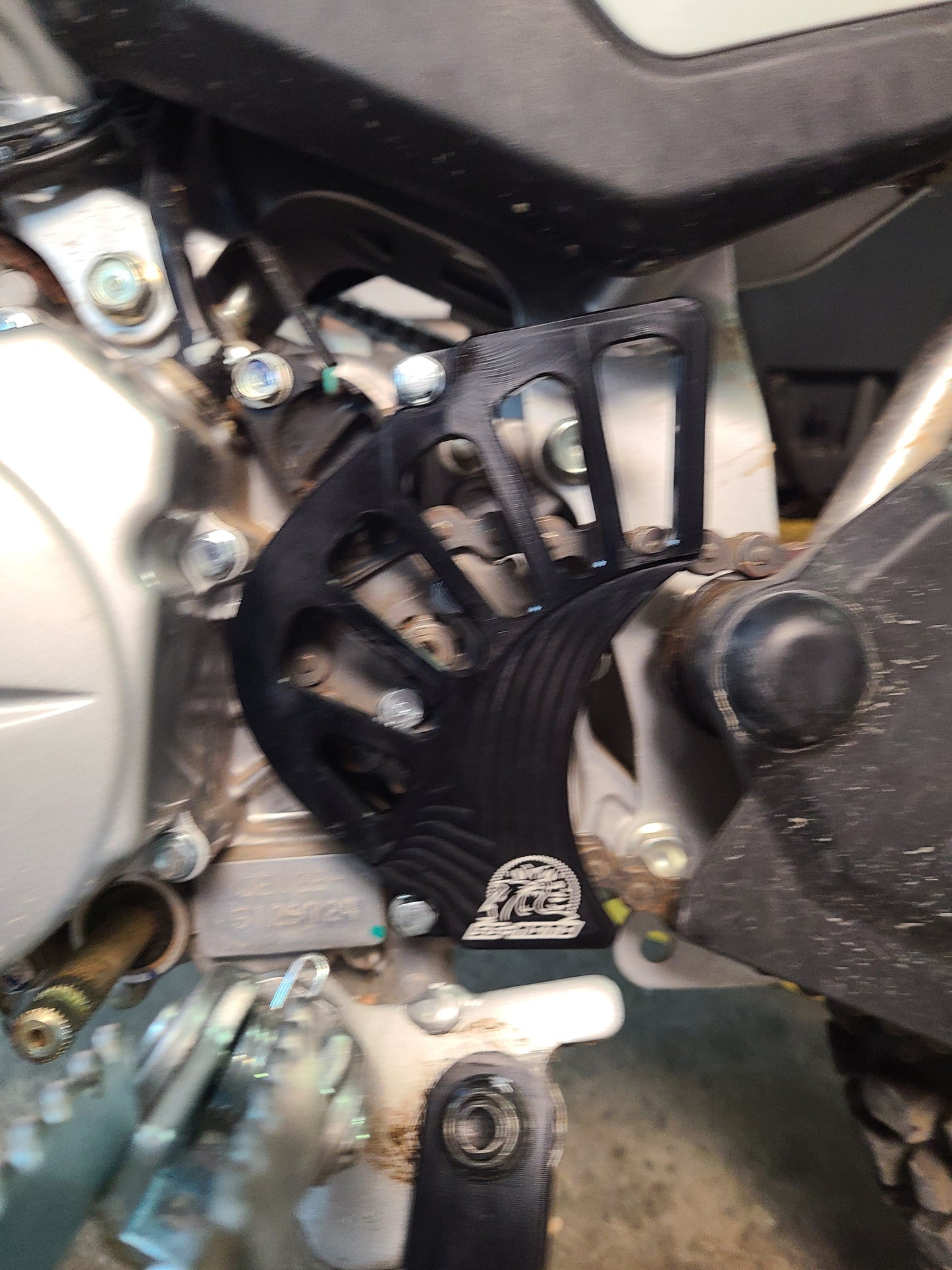 SS-MOTO CRF110 Chain Gaurd/Front Sprocket Cover-Nastee Nates Garage