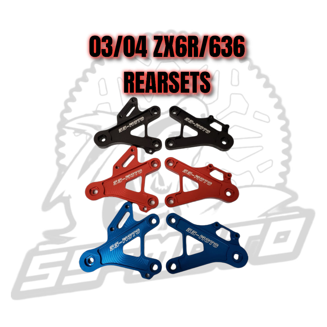 SS-MOTO ZX6R/636 REARSETS-Nastee Nates Garage