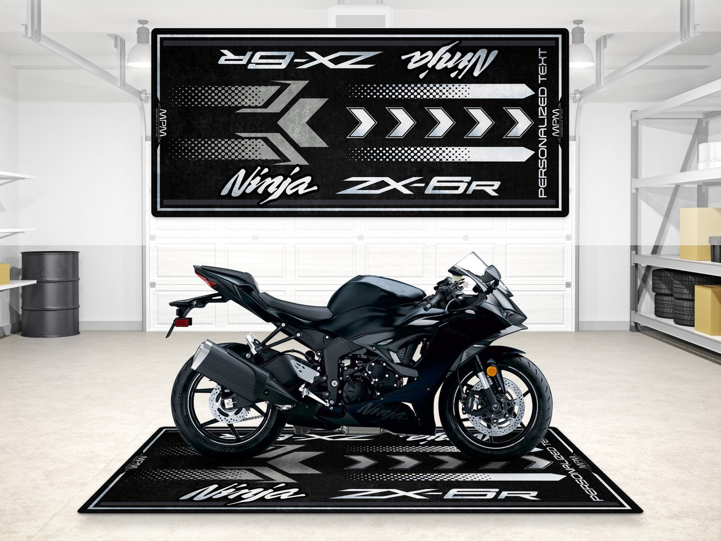 Motorcycle Mat for Kawasaki ZX-6R