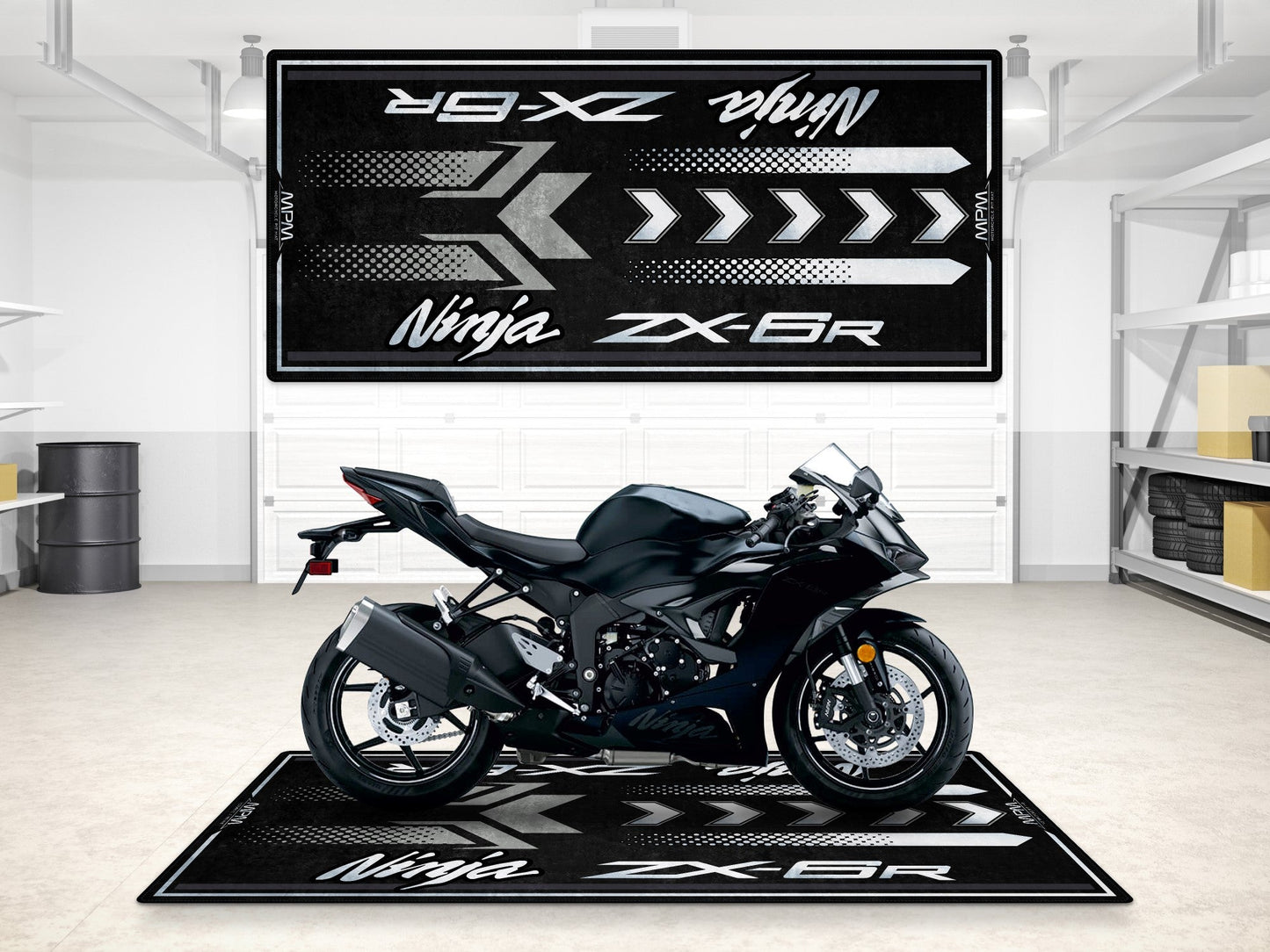 Motorcycle Mat for Kawasaki ZX-6R