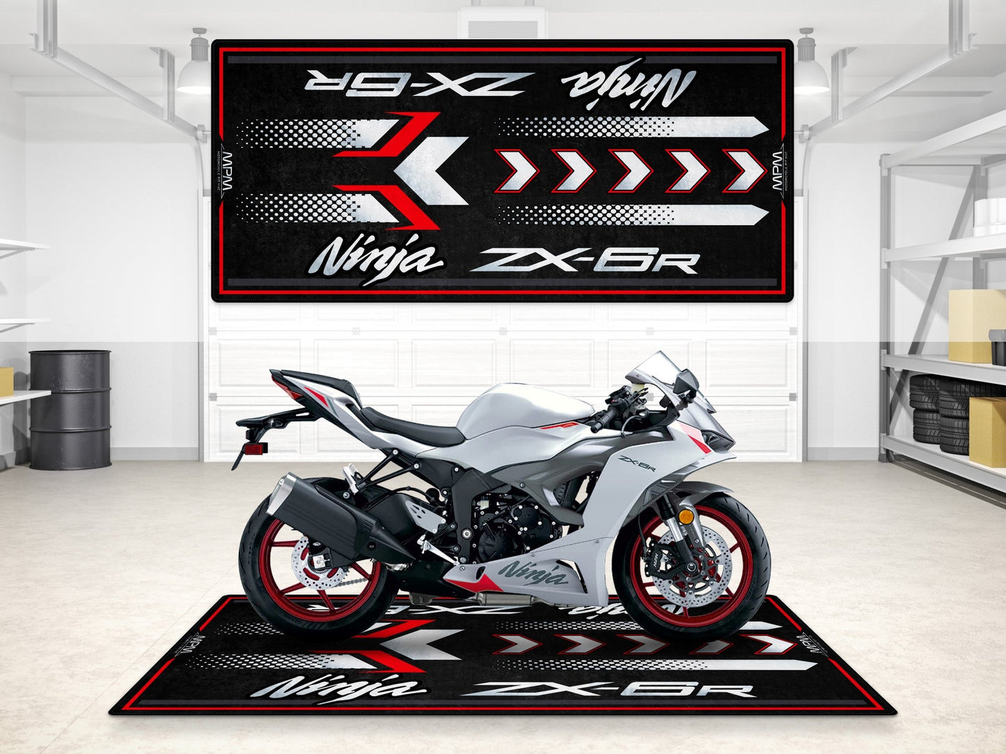 Motorcycle Mat for Kawasaki ZX-6R