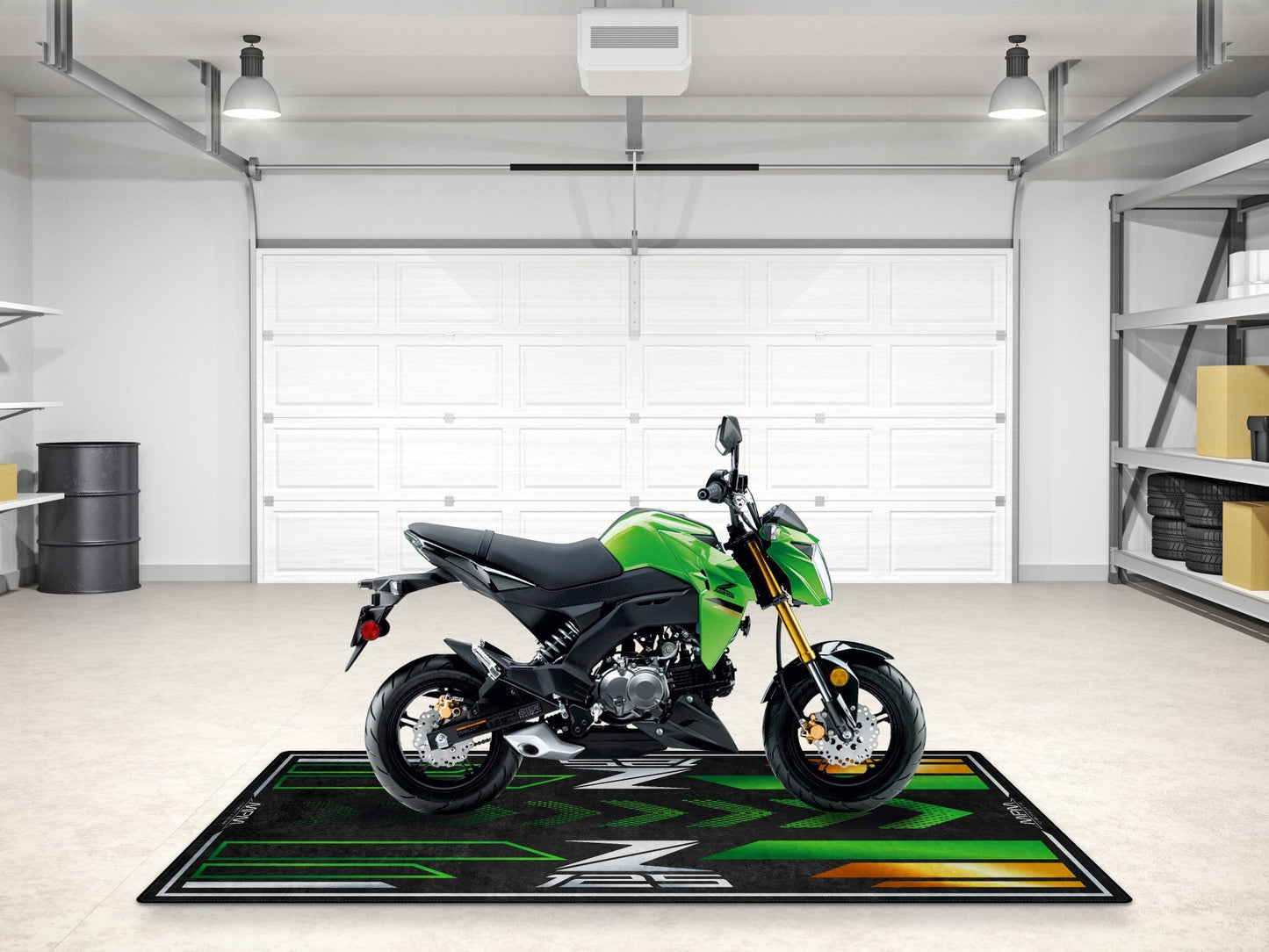 Motorcycle Mat for Kawasaki Z125