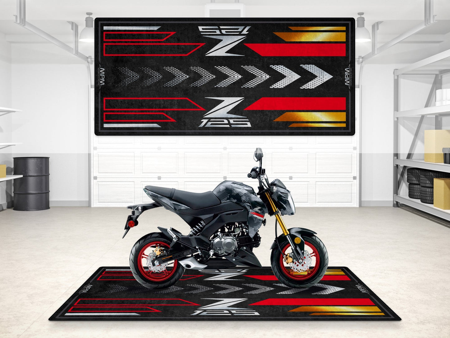 Motorcycle Mat for Kawasaki Z125