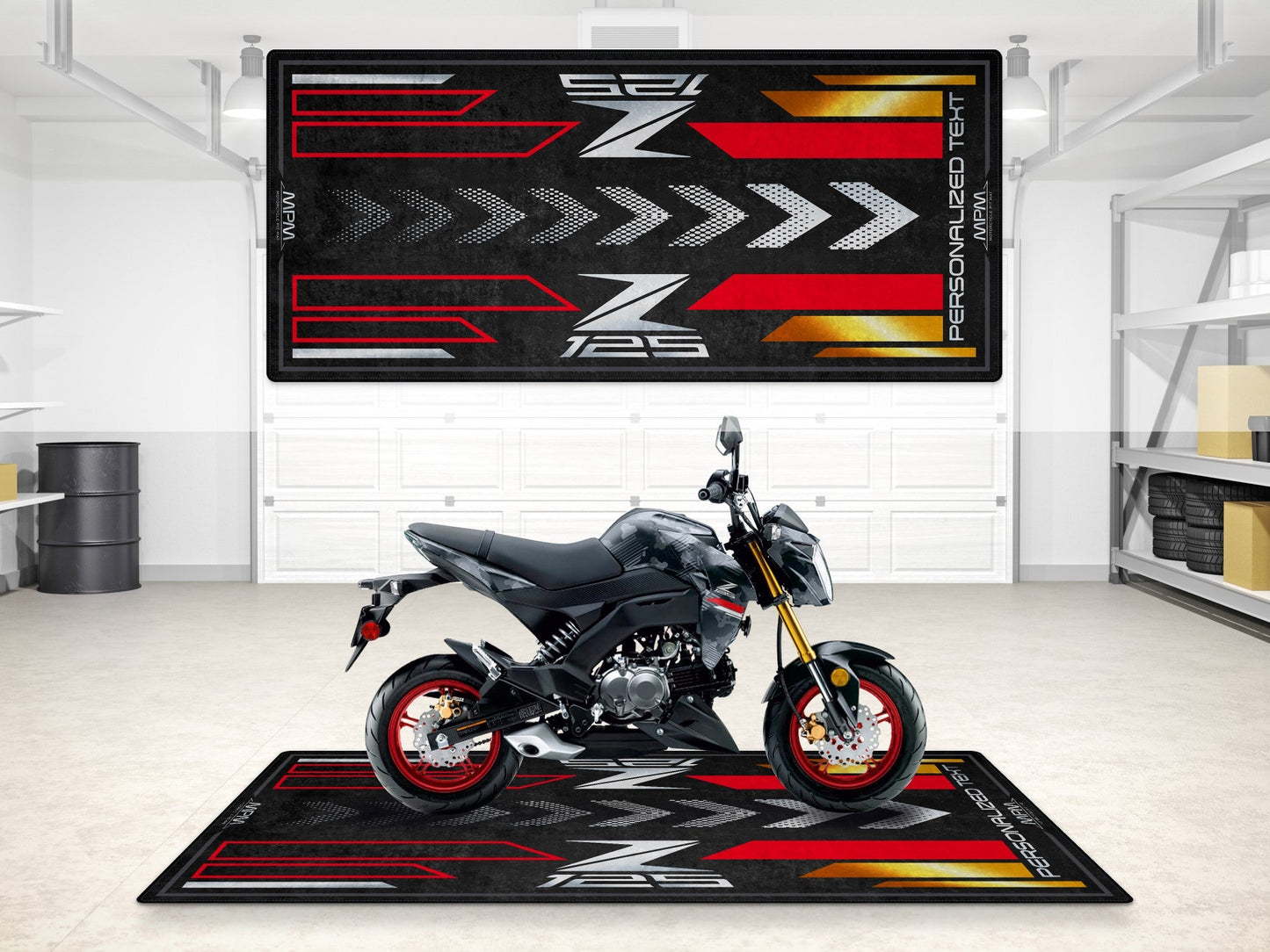 Motorcycle Mat for Kawasaki Z125