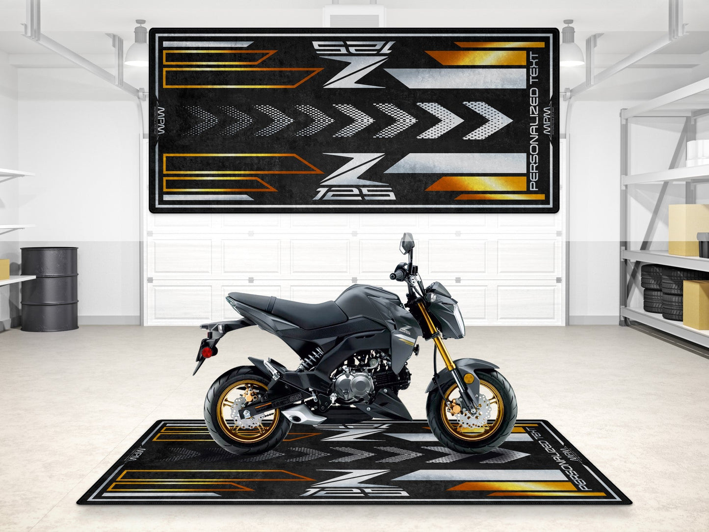 Motorcycle Mat for Kawasaki Z125