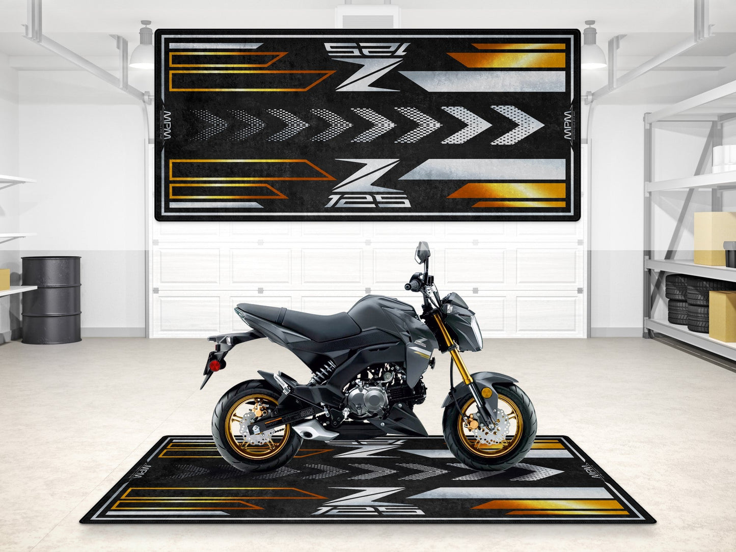 Motorcycle Mat for Kawasaki Z125