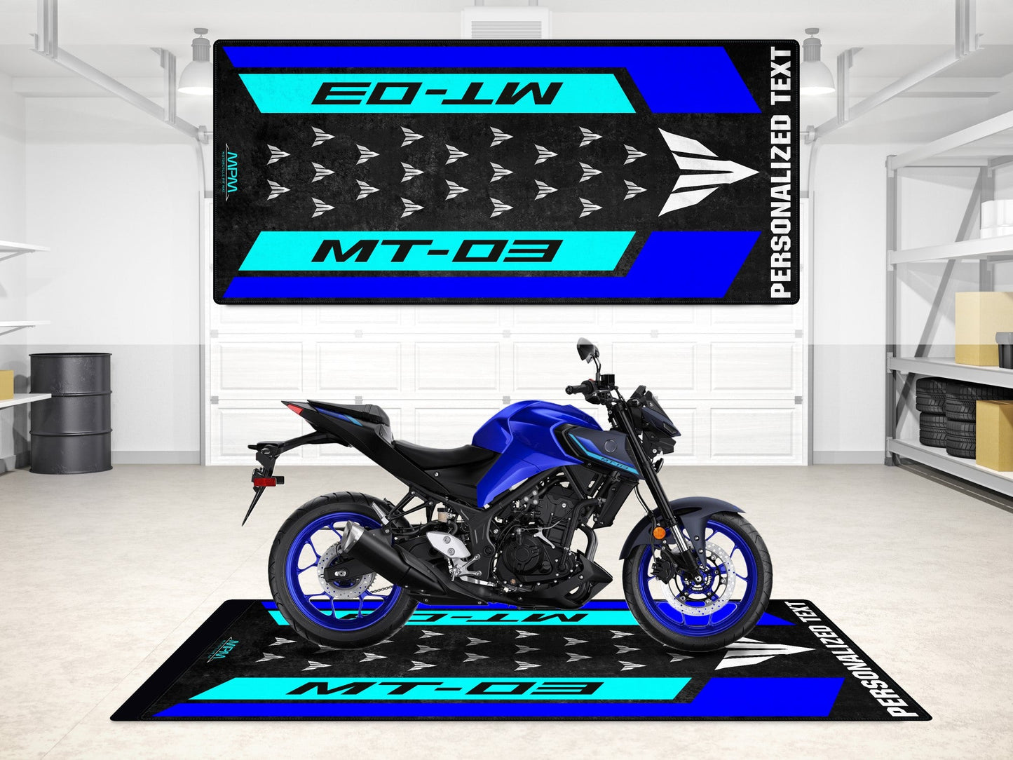 Motorcycle Mat for Yamaha MT-03