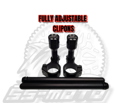 SS-MOTO Fully Adjustable Clipons-Nastee Nates Garage