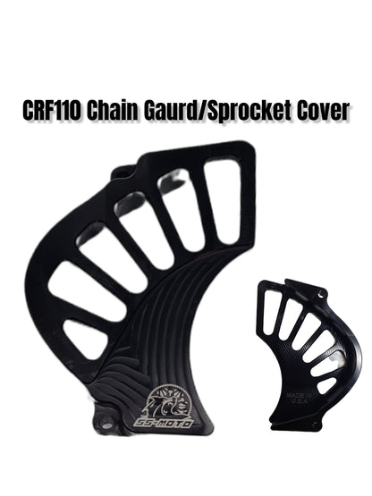 SS-MOTO CRF110 Chain Gaurd/Front Sprocket Cover-Nastee Nates Garage