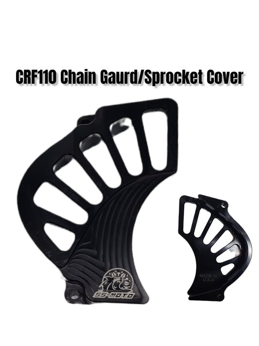 SS-MOTO CRF110 Chain Gaurd/Front Sprocket Cover-Nastee Nates Garage