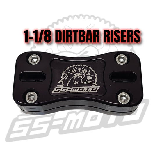 SS-MOTO Dirtbar Risers 1-1/8" (standard Position)-Nastee Nates Garage