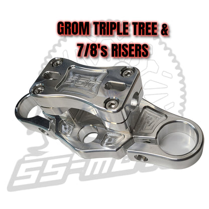 SS-MOTO Grom Triple Tree-Nastee Nates Garage