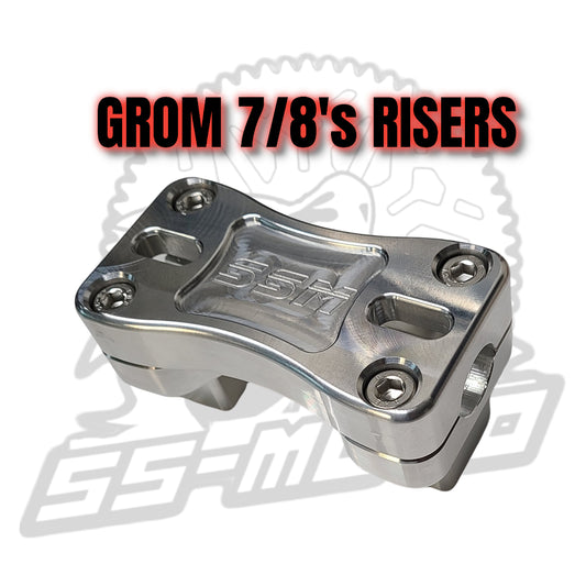 SS-MOTO GROM DIRTBAR RISERS-Nastee Nates Garage