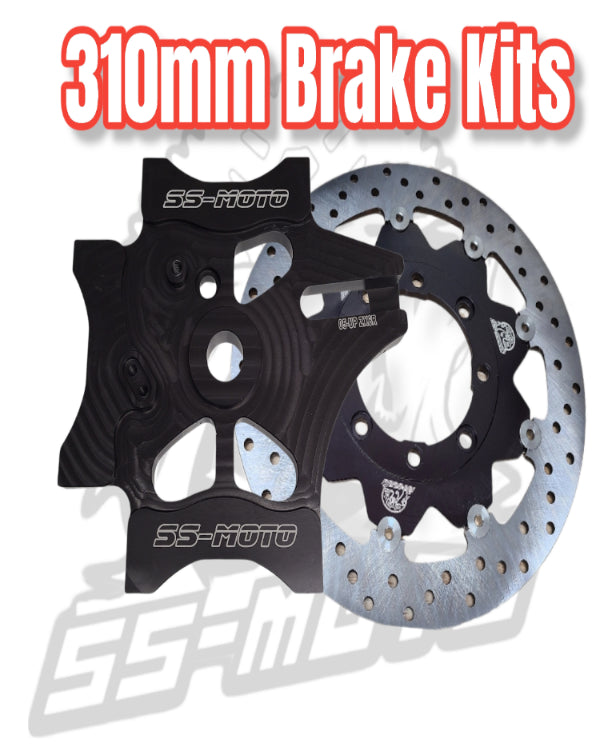 SS-MOTO 310MM TRIPLE CALIPER BRAKE BRACKET KITS-Nastee Nates Garage