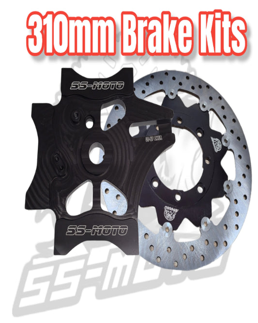 SS-MOTO 310MM TRIPLE CALIPER BRAKE BRACKET KITS-Nastee Nates Garage