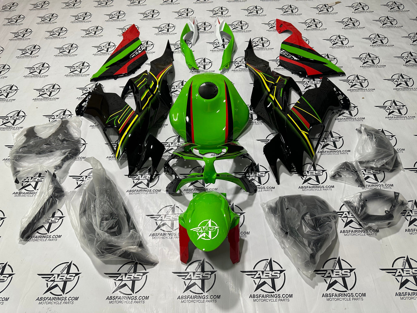 ABS FAIRINGS 2019 To 2023 ZX-6R/636-Nastee Nates Garage