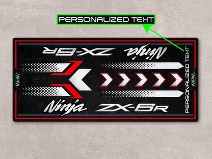 Motorcycle Mat for Kawasaki ZX-6R