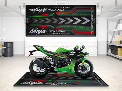 Motorcycle Mat for Kawasaki Ninja ZX-6R KRT Edition