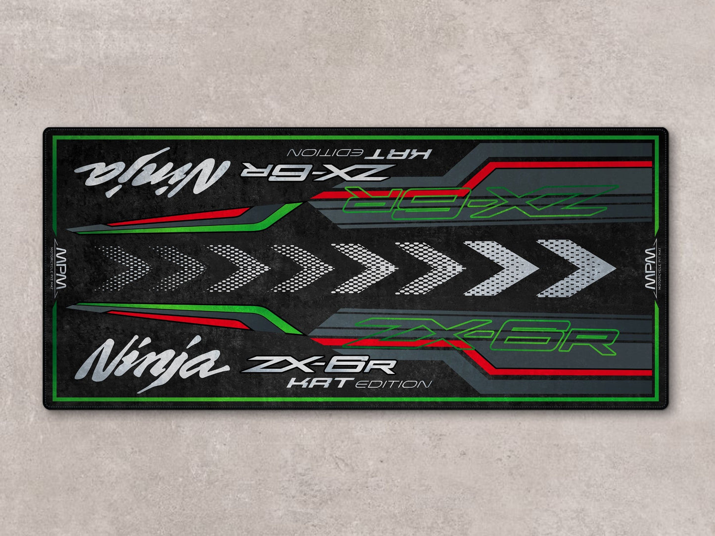 Motorcycle Mat for Kawasaki Ninja ZX-6R KRT Edition