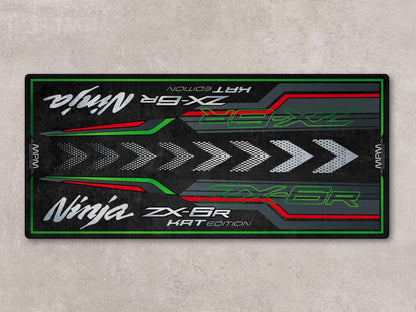 Motorcycle Mat for Kawasaki Ninja ZX-6R KRT Edition