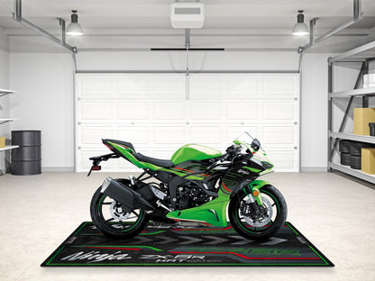 Motorcycle Mat for Kawasaki Ninja ZX-6R KRT Edition