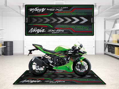 Motorcycle Mat for Kawasaki Ninja ZX-6R KRT Edition