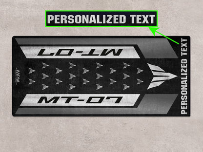 Motorcycle Mat for Yamaha MT-07